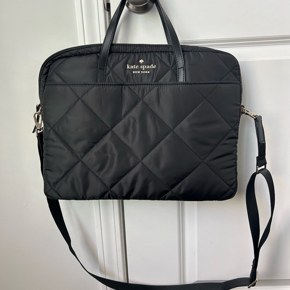 Kate Spade laptop bag with protective interior, perfect condition.